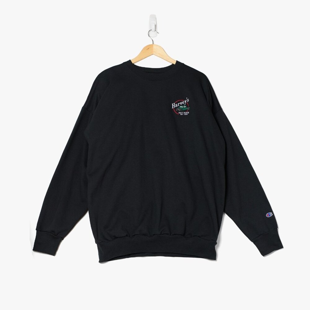 Vintage Champion Harvey's Hot Rods Men's XL Crewneck Sweatshirt Made in Canada